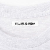 Stick personnalisé sur le nom Étiquettes pour vête (Apposé)