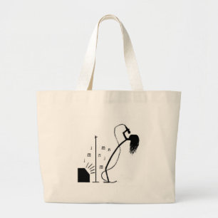 Stick Singer Grote Tote Bag
