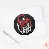Stick to your Sin Wrath Ronde Sticker (Envelop)