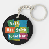 Stick Together Sleutelhanger (Achterkant)