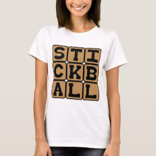 Stickball, straat honkbal t-shirt