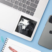 Sticker (Ordinateur portable avec iPhone)