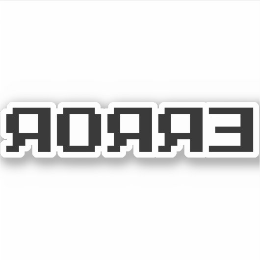 STICKER Я Я Я Ǝ | ERREUR (Devant)