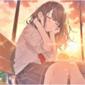 Sticker シール Seal|夕日JK 寿司娘 GenerativeAI (Devant)