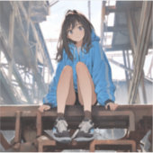 Sticker シール Seal|放課後JK02 寿司娘 GenerativeAI (Devant)