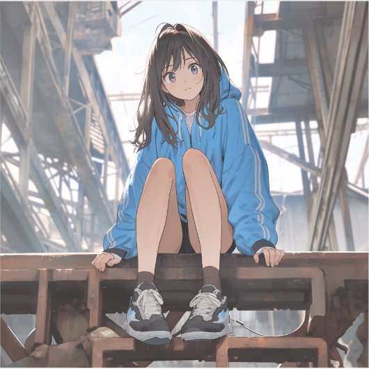 Sticker シール Seal|放課後JK02 寿司娘 GenerativeAI (Devant)