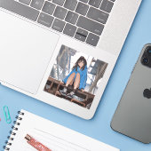 Sticker シール Seal|放課後JK02 寿司娘 GenerativeAI (Ordinateur portable avec iPhone)