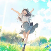 Sticker シール Seal|通学JK 寿司娘 GenerativeAI (Devant)