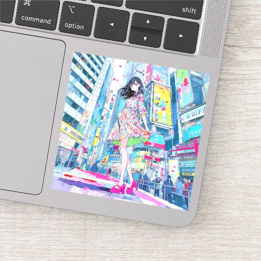 Sticker シール Seal｜Colorful JK 寿司娘 GenerativeAI (Détail)