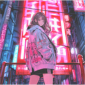 Sticker ネオンJKシール Seal|寿司娘 GenerativeAI (Devant)