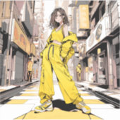 Sticker 商店街JKシール｜寿司娘 Seal GenerativeAI (Devant)