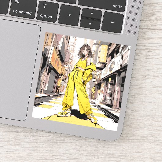 Sticker 商店街JKシール｜寿司娘 Seal GenerativeAI (Détail)