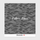 STICKER 文字　カスタム　迷彩（ダーク）   シール (Feuille)