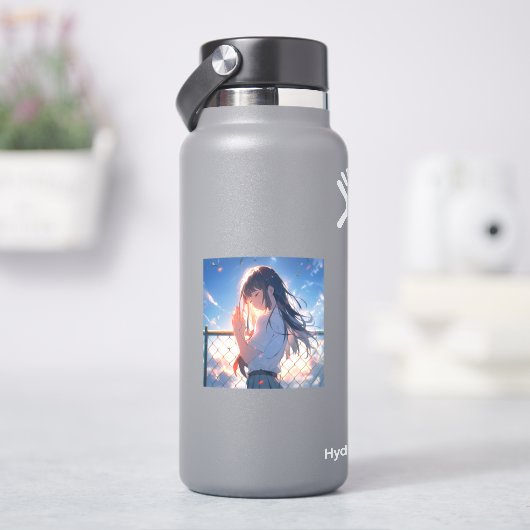 Sticker 願い事JKシール|寿司娘 GenerativeAI  (HydroFlask)