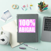 Sticker 100% Abigail nom (Couverture iPad)