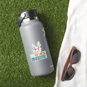 Sticker 100 Jours Filles Plus Intelligentes Mignonne Lapin