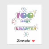 Sticker 100 Jours Smarter - Jalon de l'école amusa (Feuille)