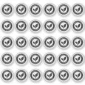 Sticker 100% Organic Food Mini Food Label  (Devant)