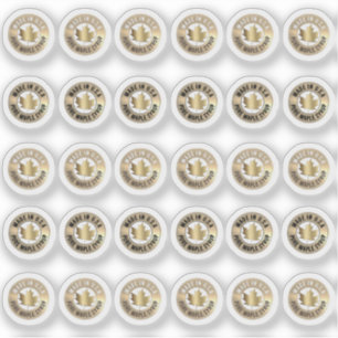 Sticker 100% Sirop d'érable Mini-bâton en érable sucre rou