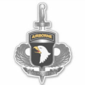 Sticker 101e division aéroportée Armée de terre Afghanista (Devant)