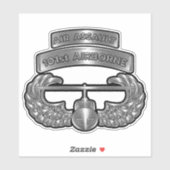 Sticker 101e division aéroportée Assaut aérien (Feuille)