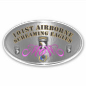 Sticker 101e division aéroportée MOM (Devant)