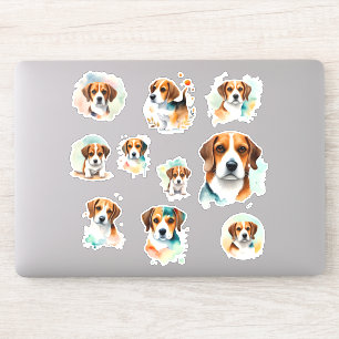 Sticker 10 Beagle de scandale et de journalisme