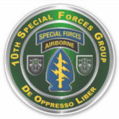 Sticker 10e Commandement aérien des forces spéciales (Devant)