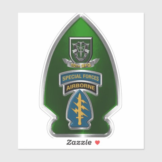 Sticker 10e Commandement aérien des forces spéciales (Feuille)