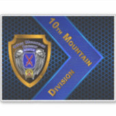 Sticker 10e division de montagne (Devant)