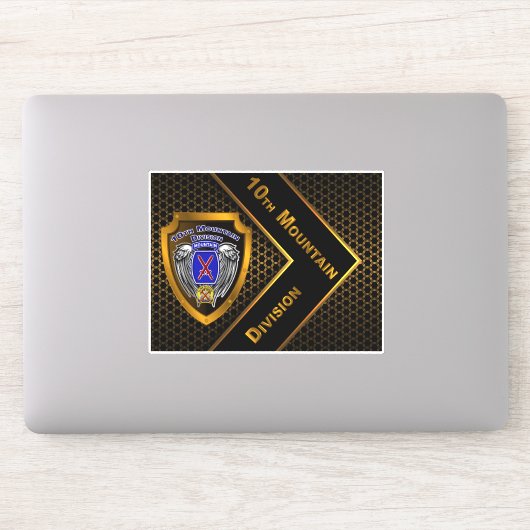 Sticker 10e division de montagne (Ordinateur)