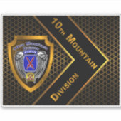 Sticker 10e division de montagne (Devant)