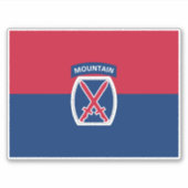 Sticker 10e division de montagne (Devant)