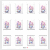 Sticker 11 Coupe des fleurs (Feuille)