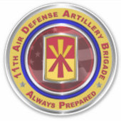 Sticker 11e brigade d'artillerie de la défense aérienne (Devant)