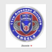 Sticker 11e division aéroportée (Feuille)