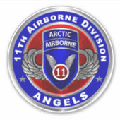 Sticker 11e division aéroportée (Devant)