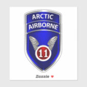 Sticker 11e division aéroportée (Feuille)
