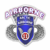 Sticker 11e division aéroportée (Devant)