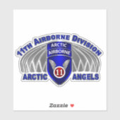 Sticker 11e division aéroportée (Feuille)