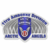 Sticker 11e division aéroportée (Devant)