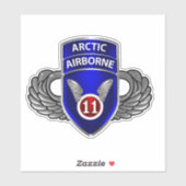 Sticker 11e division aéroportée (Feuille)