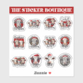 Sticker 12 En Un Jour De Fête De Vache À Thème Agricole No (Feuille)