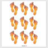 Sticker 12 - Laxmi Mata pieds (Feuille)