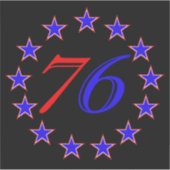 Sticker 13 étoiles (Devant)