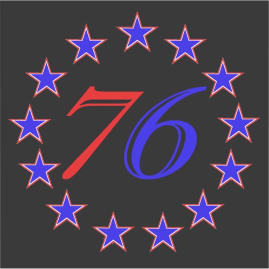 Sticker 13 étoiles (Devant)