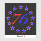 Sticker 13 étoiles (Feuille)