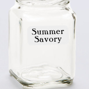 Sticker 13 noms de fines herbes transparentes modifiables