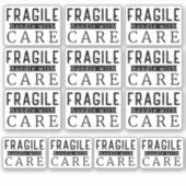 Sticker 13 Poignée Black Fragile Avec Soin Petite Entrepri (Devant)