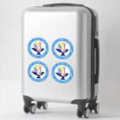 STICKER 14" 4-6" NOUVEAU (Sur valise)